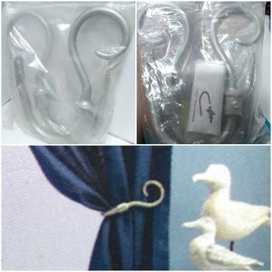 Solid Metal Tie Back Curtin Holders Not Wish